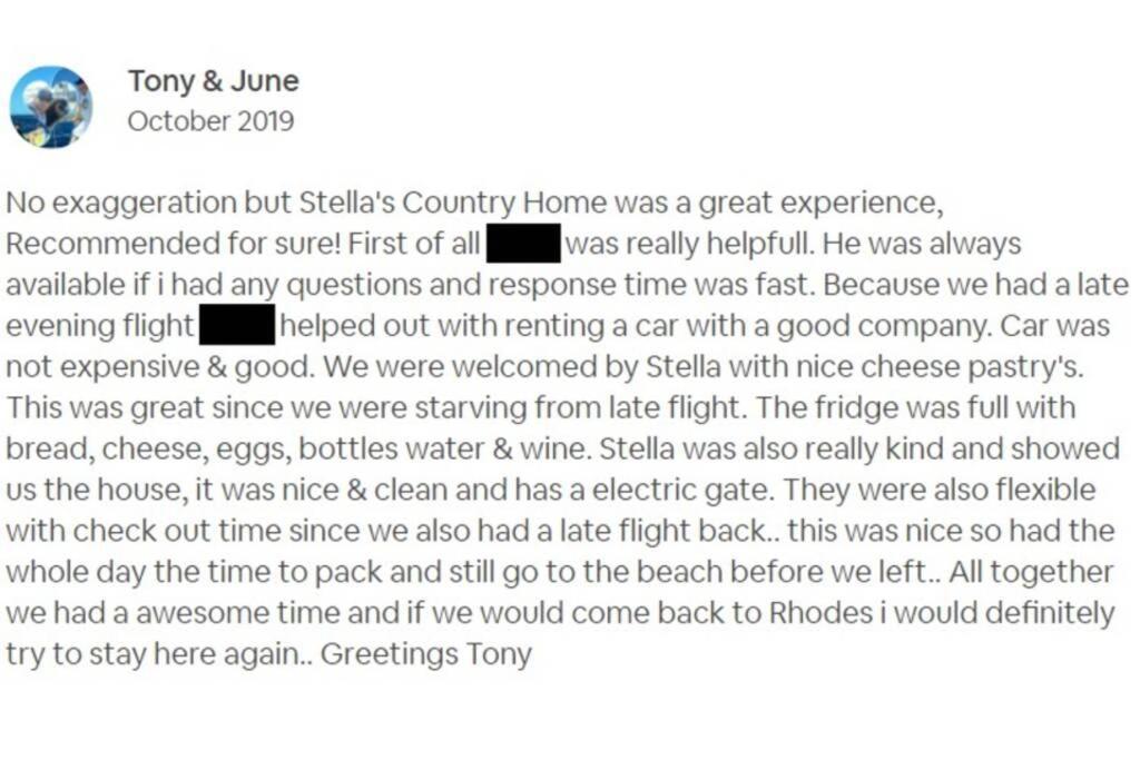 Stella'S Country Home Kolymbia Bagian luar foto